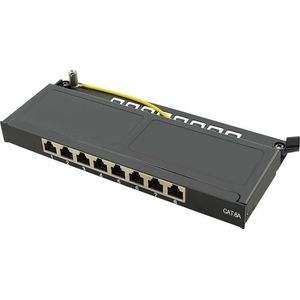 LogiLink NP0064B Patchpaneel 483 mm (19) CAT 6A 0.5 HE Zwart