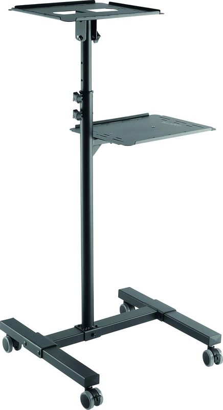 LogiLink - Projector Trolley - Zwart - Hoogte Verstelbaar - Mobiel Ontwerp