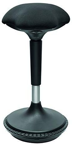 LogiLink EO0011 - Ergonomische Bureaukruk - Zwart - Stof - Max. Draaglast: 125 kg