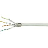 S/FTP CAT7 stug 50M 100% koper wit (netwerkkabel op rol) - Netwerkkabel - Computerkabel - Kabel