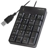 LogiLink ID0184 numeriek toetsenbord Notebook Zwart