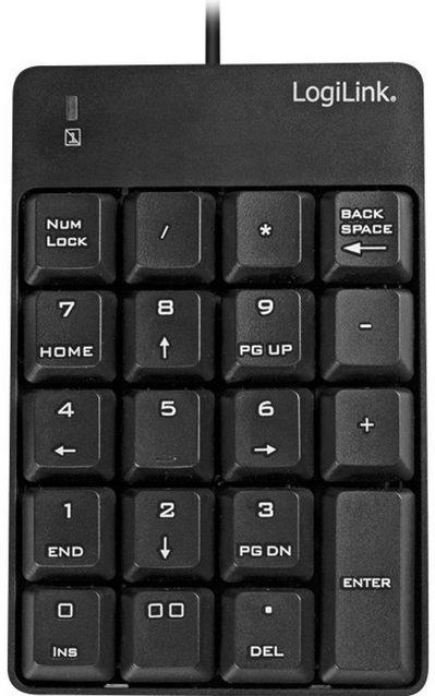 LogiLink - ID0184 - Toetsenbord - Zwart - Bedraad