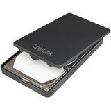 LogiLink - UA0339 - HDD-/SSD-behuizing - Zwart - Materiaal: Kunststof