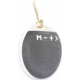 LogiLink - SP0055 - Bluetooth Luidspreker - Wit, Grijs - Oplaadbare Batterij, MicroSD, USB, FM-Radio