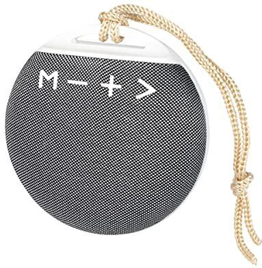 LogiLink - SP0055 - Bluetooth Luidspreker - Wit, Grijs - Oplaadbare Batterij, MicroSD, USB, FM-Radio