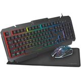 LogiLink - ID0185 - Toetsenbord - Zwart - Bedraad - Gaming Set