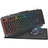 LogiLink - ID0185 - Toetsenbord - Zwart - Bedraad - Gaming Set