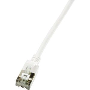 CAT6a U/FTP Ultraflex, 100% koper, wit, 2M - Netwerkkabel - Computerkabel - Kabel