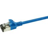 CAT6a U/FTP Ultraflex, 100% koper, blauw, 0.3M - Netwerkkabel - Computerkabel - Kabel