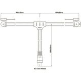 LogiLink - Dipool Antenne - Antennekabel - Transparant - Voor Binnengebruik