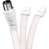 LogiLink - Dipool Antenne - Antennekabel - Transparant - Voor Binnengebruik