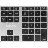LogiLink - ID0187 - Toetsenbord - Draadloos - Zwart - Zilver