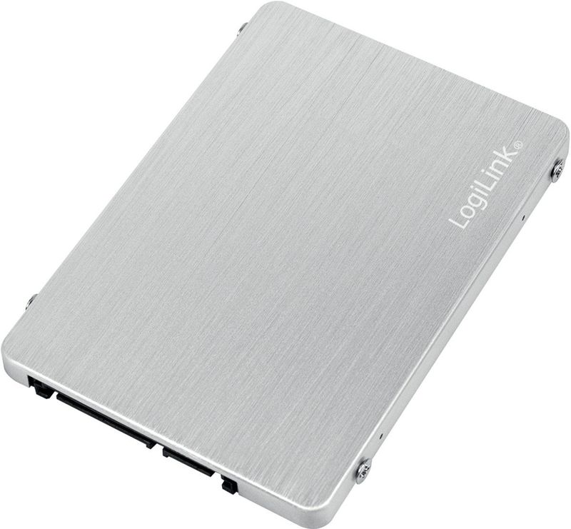 LogiLink AD0021 - Externe 2.5 Inch SSD Behuizing - Aluminium - Geschikt voor M.2 NGFF