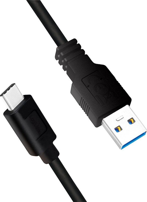 LogiLink - CU0167 - USB-kabel - Zwart - 0.50 m