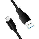 LogiLink - CU0168 - USB 3.2 Gen 1x1 Aansluitkabel - USB-A naar USB-C - Zwart - 1m