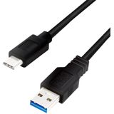 LogiLink - USB-kabel - USB 3.2 Gen1 - USB-A naar USB-C - 2.00 m - Zwart