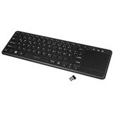 LogiLink - Draadloos Toetsenbord - Zwart - 2.4 GHz - Met Touchpad
