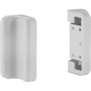 LogiLink EO0019-3 Organizer rails wandhouder (set van 2) voor montage van de organisatierail EO0019-1 aan de muur, mat wit