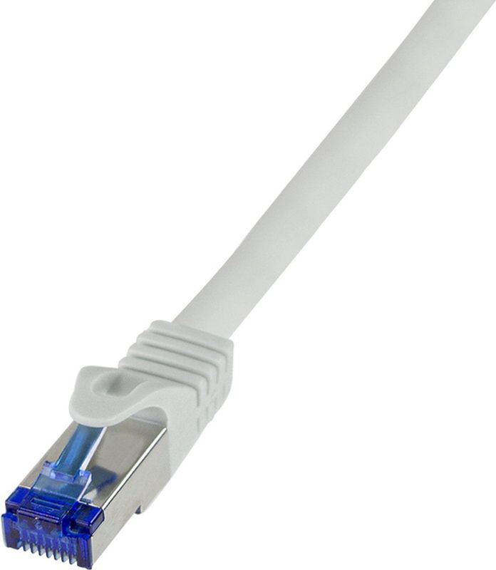 LogiLink - Patchkabel - Cat.6A - S/FTP - 1,0 m - Grijs