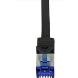 Cat.6A RJ45-Stecker Afgeschermd - Zwart - Halogeenvrij - 10 Gigabit Ethernet