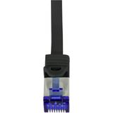Cat.6A RJ45-Stecker Afgeschermd - Zwart - Halogeenvrij - 10 Gigabit Ethernet