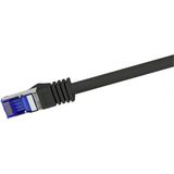 Cat.6A RJ45-Stecker Afgeschermd - Zwart - Halogeenvrij - 10 Gigabit Ethernet
