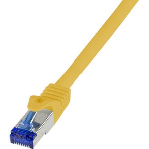 LogiLink C6A037S netwerkkabel Yellow 1m Cat6a S/FTP (S-STP)