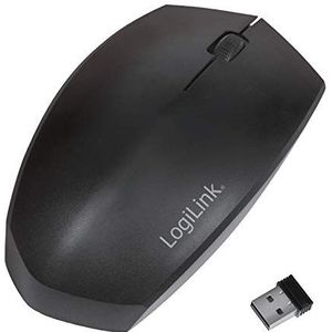LogiLink - Bluetooth Optical Mouse - Zwart - Ergonomisch Ontwerp