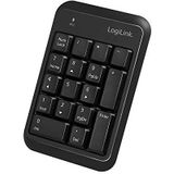 LogiLink ID0201 - Draadloos (Bluetooth V5.1) Keypad, zwart
