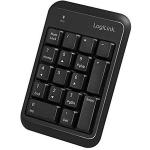 LogiLink ID0201 - Draadloos (Bluetooth V5.1) Keypad, zwart