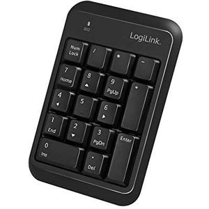 LogiLink ID0201 draadloos toetsenbord (Bluetooth V5.1) zwart