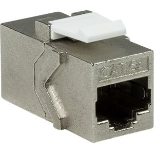 CAT6a - Keystone Koppelstuk - Afgeschermd - Geschikt voor RJ45 Patchkabels