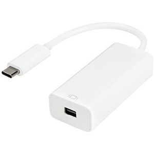 LogiLink UA0360 USB-C adapter (USB 3.2 Gen 1x1) naar Mini DisplayPort 4K resolutie wit