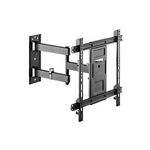 LogiLink - Klammer - full-motion - für LCD-TV / gekrümmter LCD-TV - Schwarz