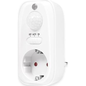 LOGILINK Steckdose mit Bewegungsmelder PA0248, weiß