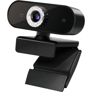 LogiLink UA0368 - USB HD-webcam - Zwart - Met Microfoon - Voor Videogesprekken