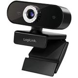 LogiLink UA0371 - USB Pro Full HD webcam met microfoon voor haarscherpe videochats op Skype/Google Meet/FaceTime/FB Messenger enz.