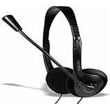 LogiLink - HS0052 - Kantoorheadset - Zwart - Bedraad