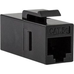 CAT5e - Keystone Koppelstuk - UTP - Zwart - Kabel Connector