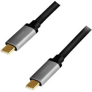 LogiLink - USB C - USB C - 1 m - USB 3.2 Gen 2 - 20 W - Kabel