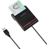 LogiLink - SmartCard Lezer - USB 2.0 - Zwart