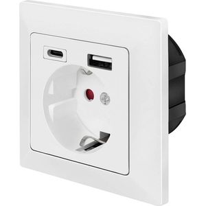 LOGILINK Unterputz-Steckdose PA0262 USB-A USB-C