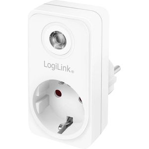 LogiLink Stopcontactadapter (1x CEE 7/3 geaard contact) met schemeringssensor