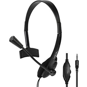 LogiLink HS0054 - Mono Headset, 1x 3,5 mm stekker, microfoon