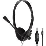 LogiLink HS0055 - Stereo Headset, 1x 3,5 mm stereo stekker, microfoon