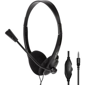 LogiLink HS0055 - Stereo Headset, 1x 3,5 mm stereo stekker, microfoon