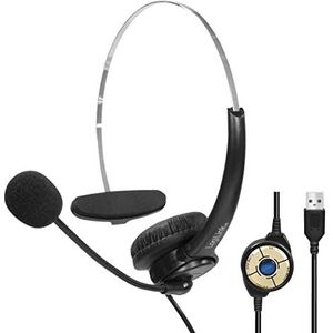 LogiLink HS0056 - Mono Headset, 1x USB-A-stekker, microfoon