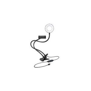 LogiLink Smartphone ring light clamp mount � 8.5 cm