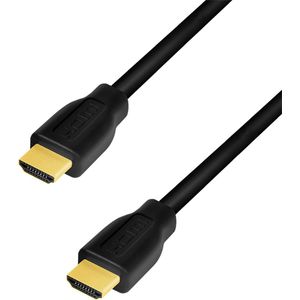 LogiLink CH0101 - HDMI-kabel, A/M naar A/M, 4K/60 Hz, CCS, zwart, 2 m