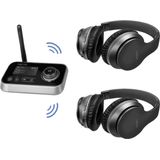 LogiLink - BT0057 - Bluetooth Audio Zender en Ontvanger - Zwart - Bluetooth 5.0